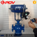 Pneumatic Control 3 way Steam Flow Rate Pressure Control Valve